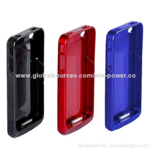 Colorful Power Bank Case, Fit for iPhone 4/4S, 5V DC/1A InputNew